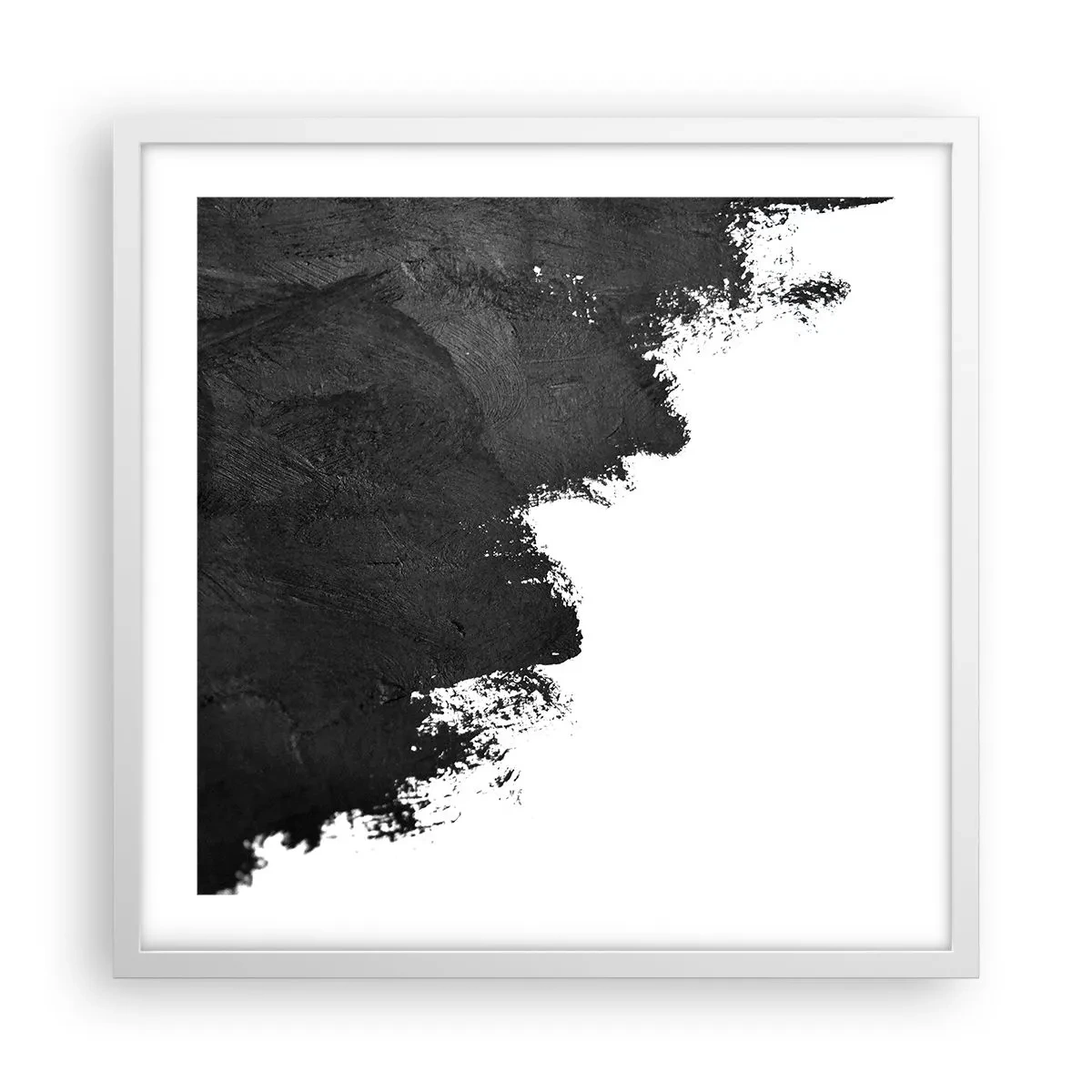 Poszter fekete keretben - Elemek: föld - 50x50 cm