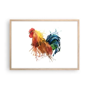 Poszter világos tölgy keretben - Királyi ruha, királyi büszkeség - 70x50 cm