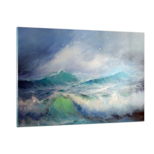 Üveg kép - "A forgószél diadalmasan üvöltött...” - 120x80 cm