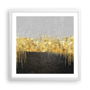 Poszter fekete keretben - Befelé és felfelé - 50x50 cm