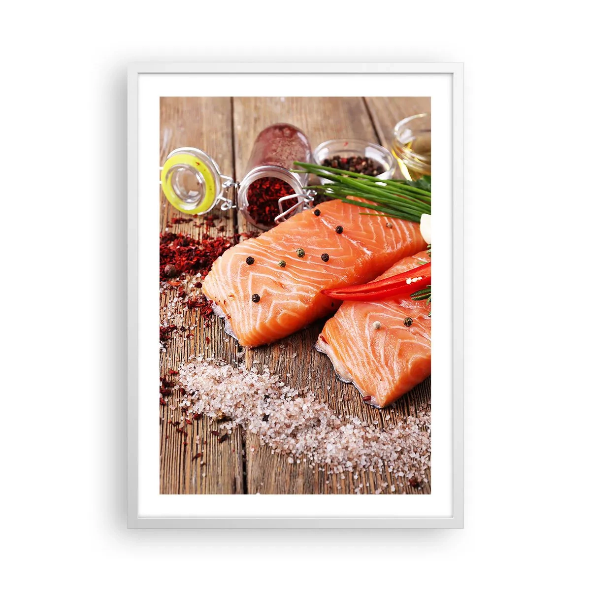 Poszter fekete keretben - Norvég kaland a konyhában - 50x70 cm