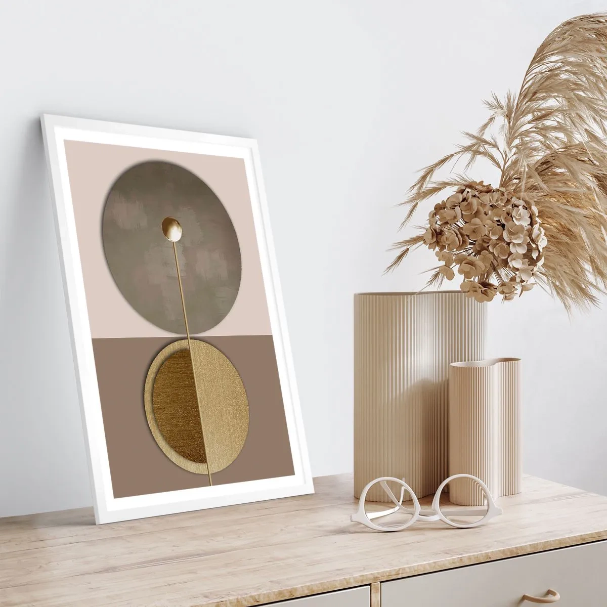 Poszter fekete keretben - Tökéletes egyensúly - 50x70 cm