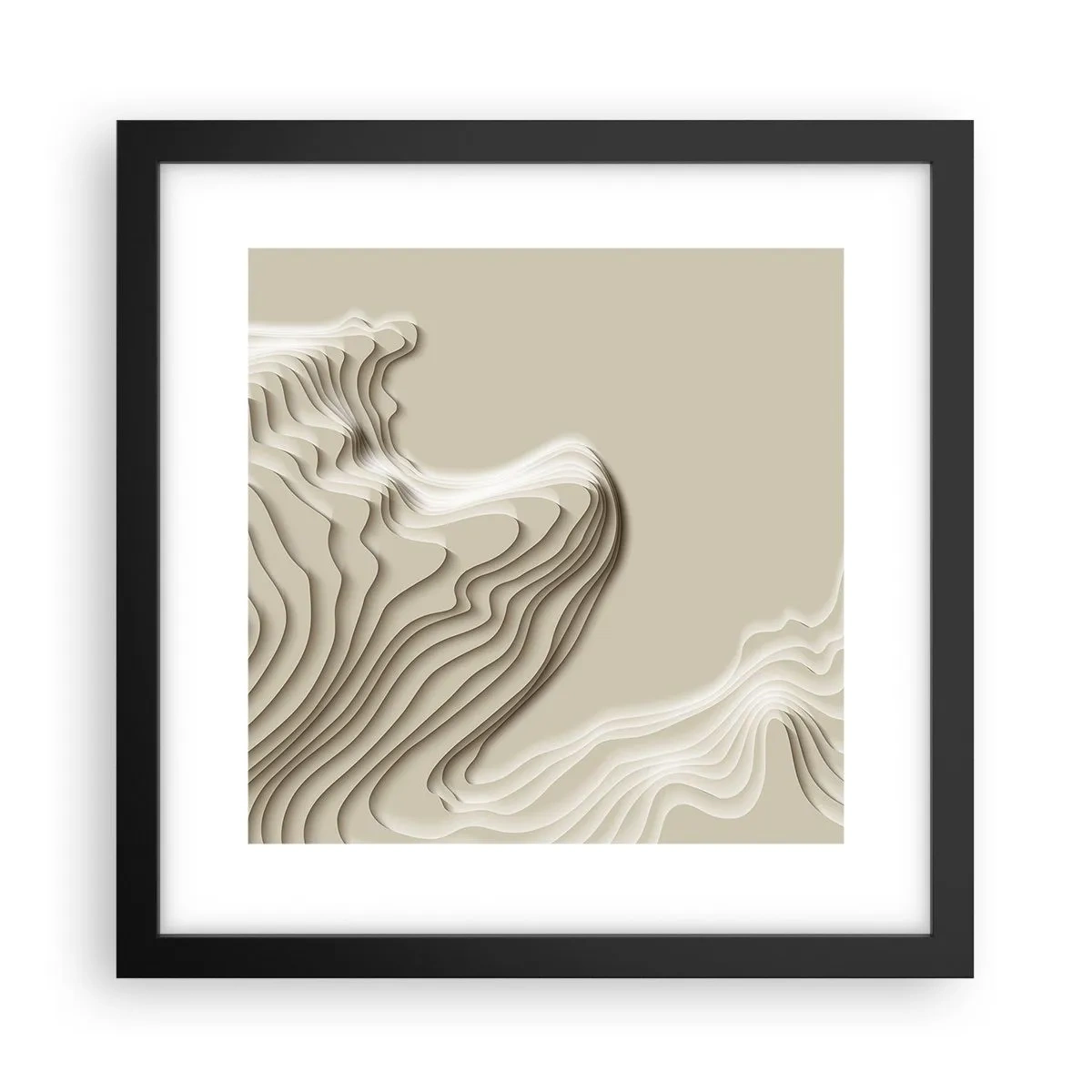 Poszter fehér keretben - Művészeti topográfia - 30x30 cm
