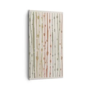 Vászonkép - Zenei színjegyzetelés - 55x100 cm