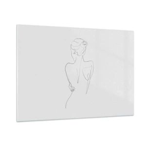 Üveg kép - Testzene - 100x70 cm