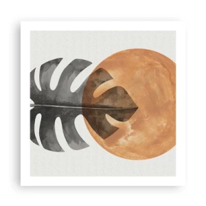 Poszter - Mindig a nap - 60x60 cm