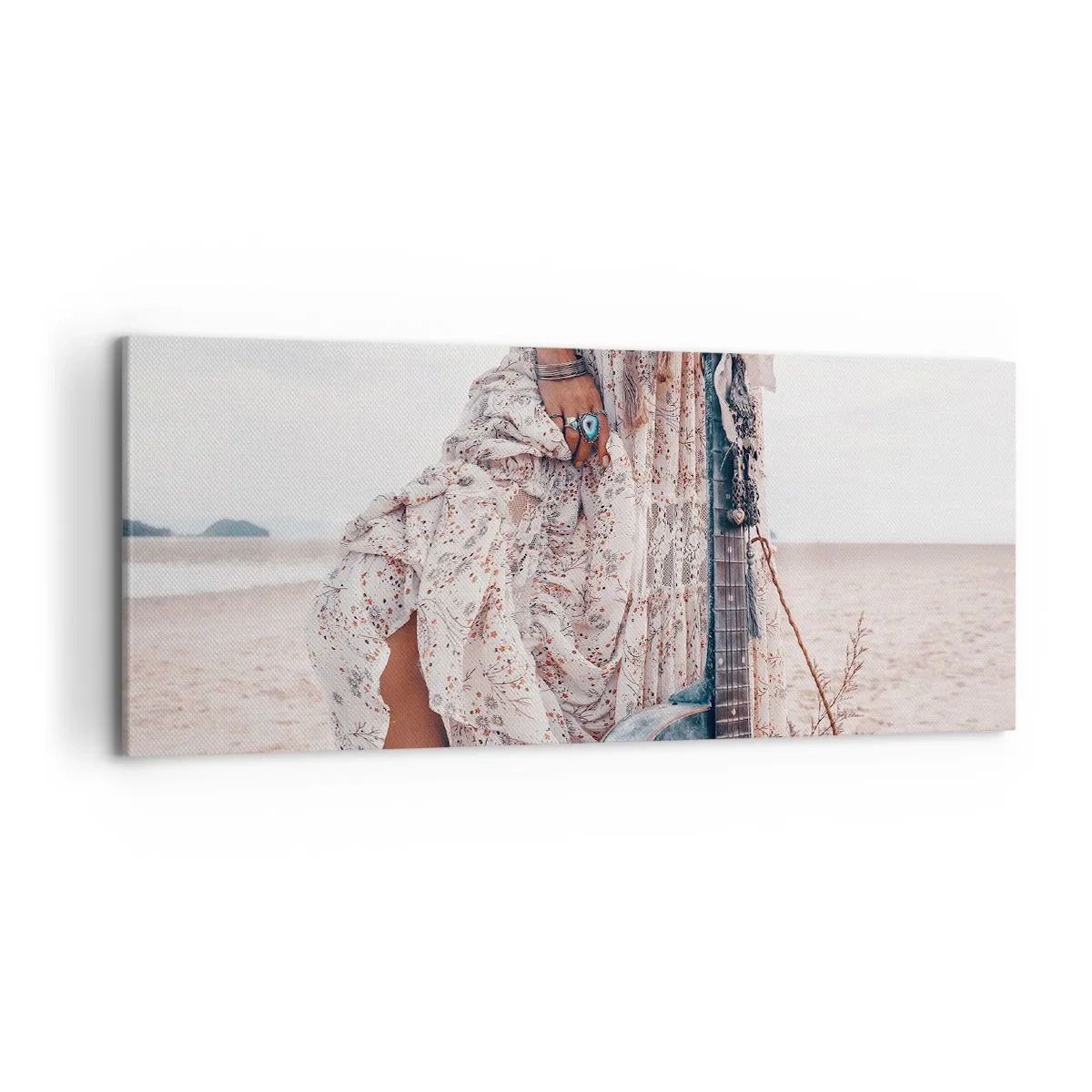 Vászonkép - Hippik az úton - 120x50 cm