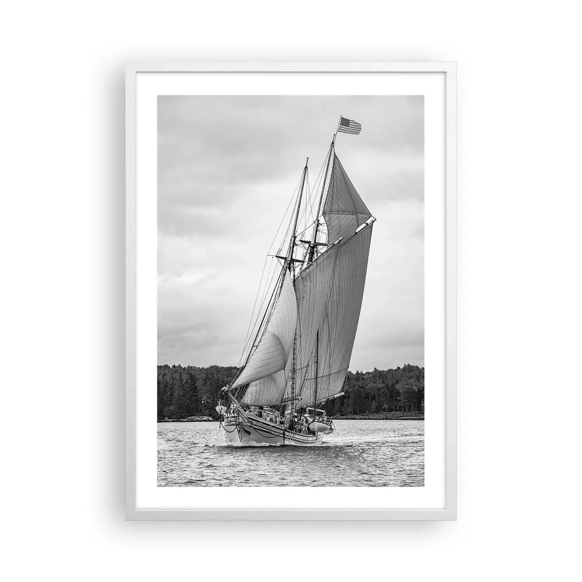 Poszter fekete keretben - A szél testvérei - 50x70 cm