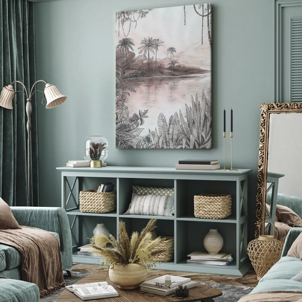 Vászonkép - Egy 19. századi felfedező naplója - 55x100 cm