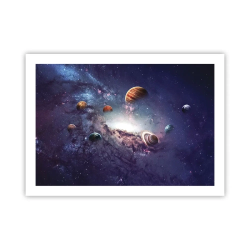 Poszter - Napos táncrendszer - 70x50 cm