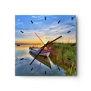 Falióra, Óra - Beteljesült álmok öblében - 40x40 cm