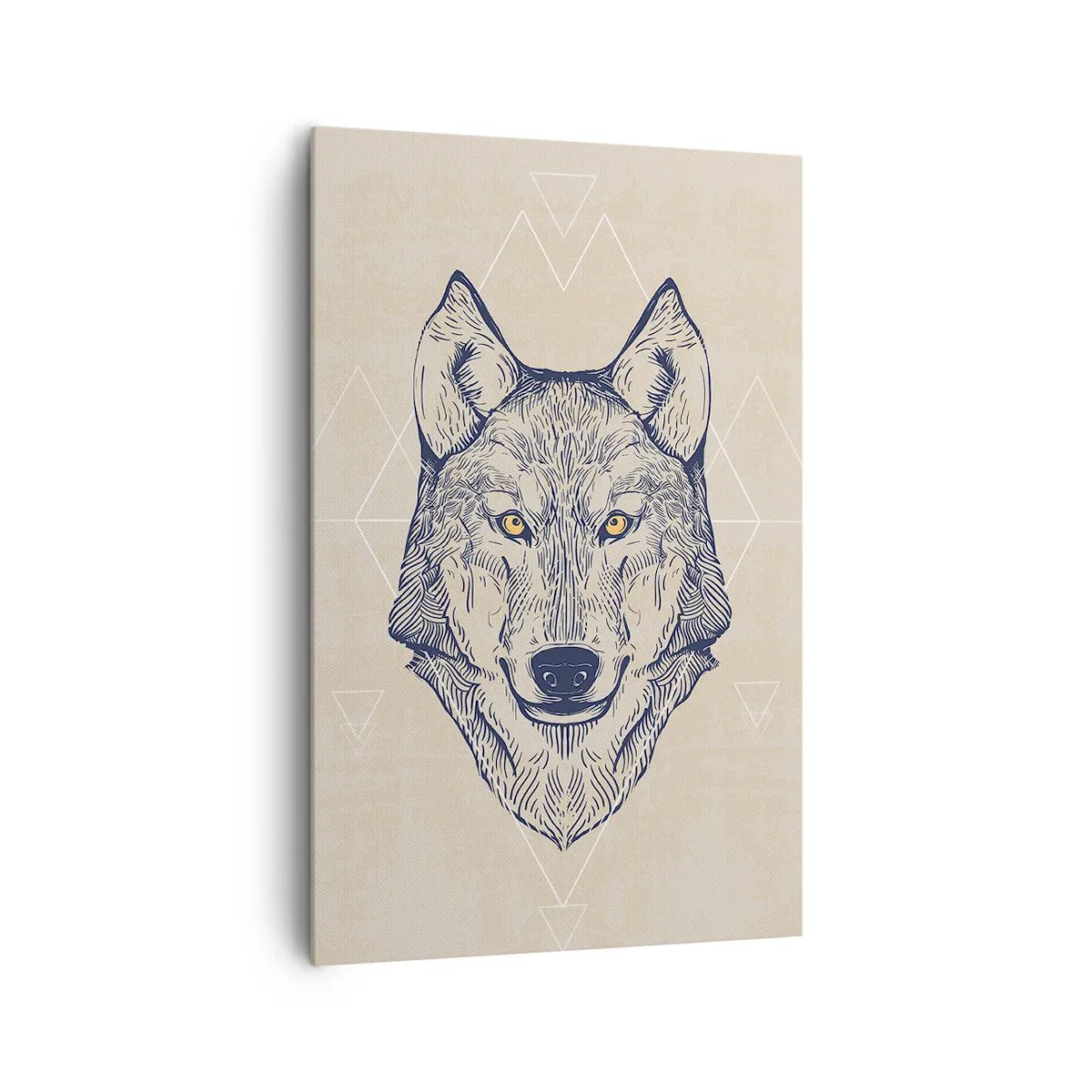 Vászonkép - Átható tekintetű alfa - 80x120 cm