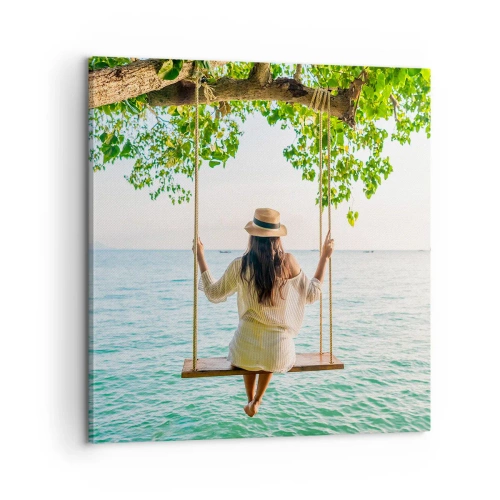 Vászonkép - Az élet gyönyörű - 60x60 cm