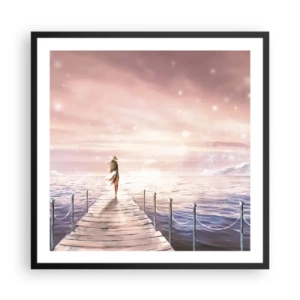 Poszter fehér keretben - Egy álom fényében - 60x60 cm