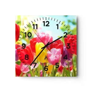 Falióra, Óra - Mi vagyunk, a május színei! - 40x40 cm