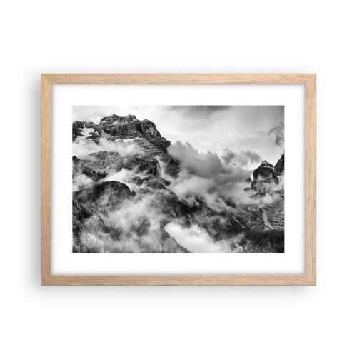 Poszter világos tölgy keretben - Gyönyörű és kegyetlen - 40x30 cm