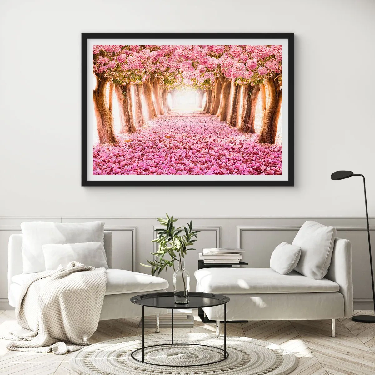 Poszter fehér keretben - Út a paradicsomba - 91x61 cm