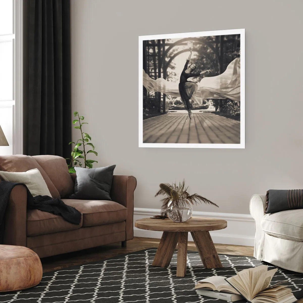 Poszter - A kerti szellem tánca - 40x40 cm