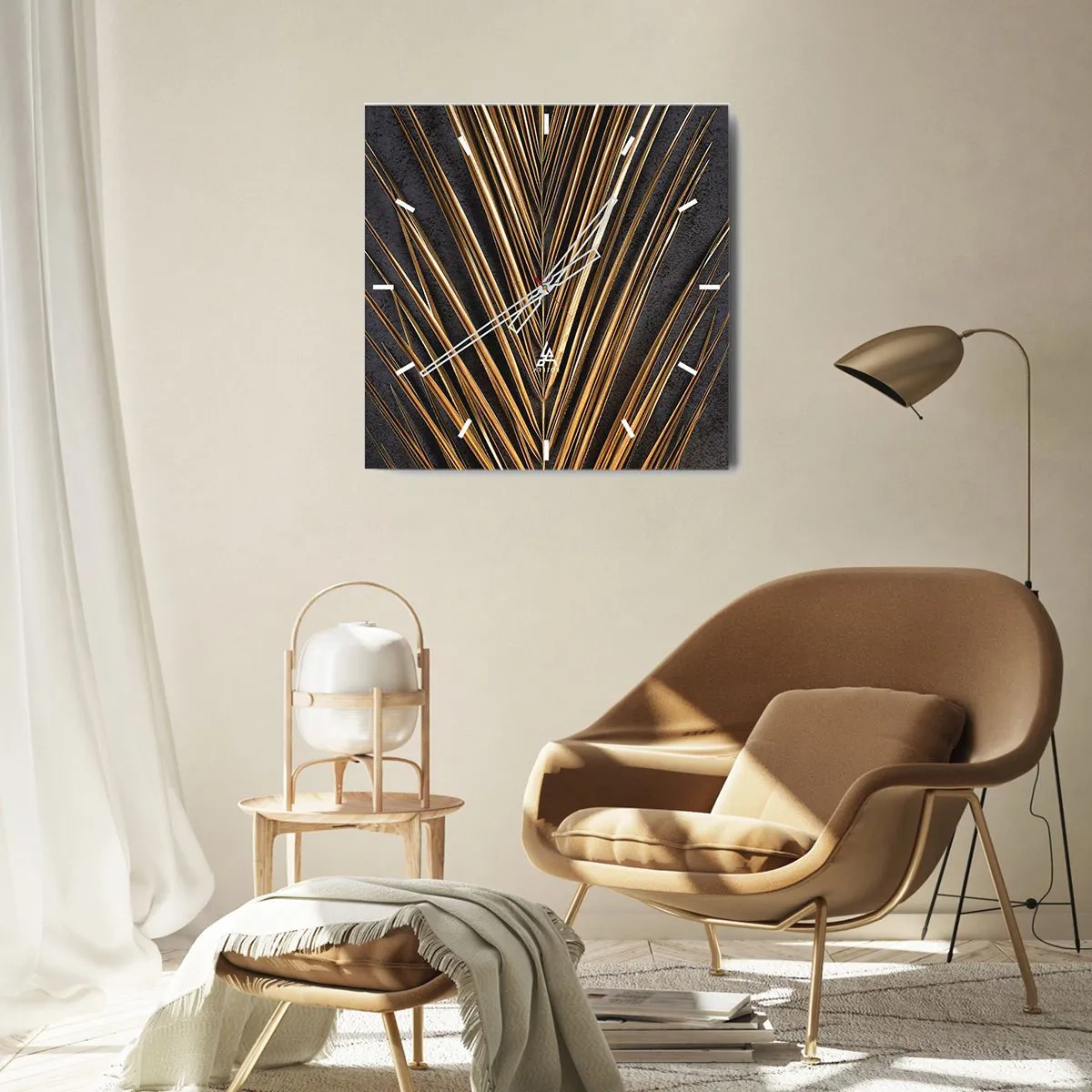 Falióra, Óra - A trópusok aranya - 40x40 cm