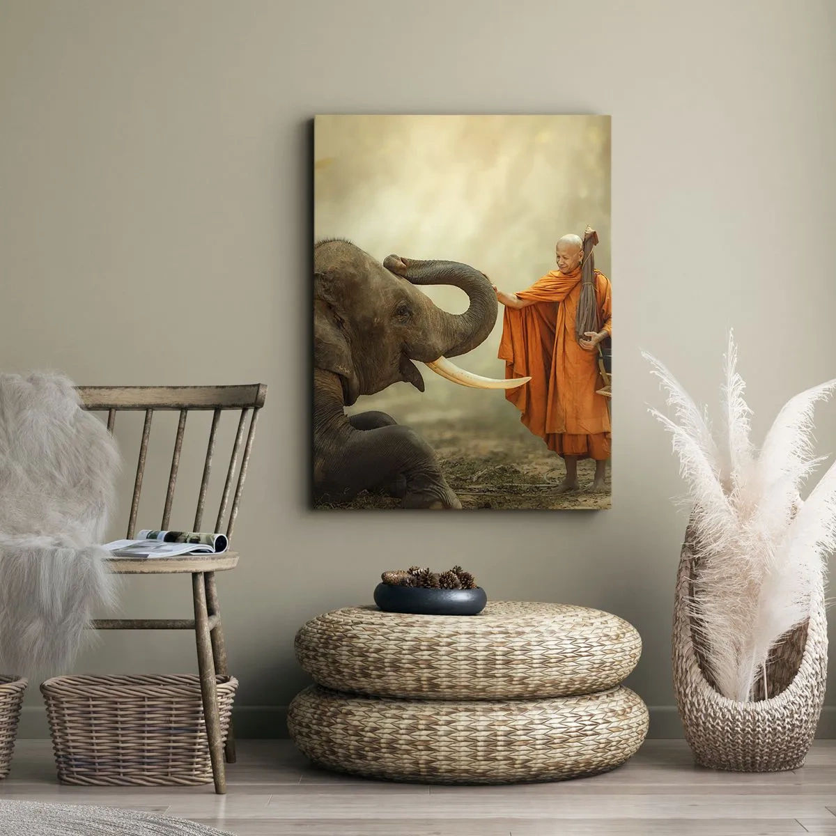 Vászonkép - Találkozás az utazáskor - 50x70 cm