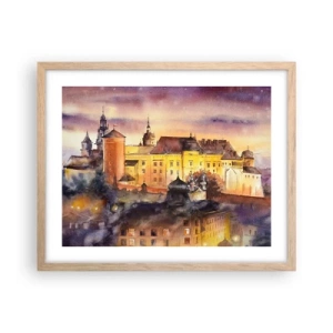 Poszter világos tölgy keretben - Történet és mese - 50x40 cm