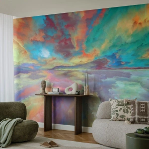 Fotótapéta Premium Sand - Két mennyország - Absztrakció, Darab, Szürrealizmus - 250x175 cm