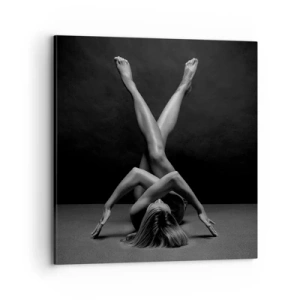 Vászonkép - A meztelenség geometriája - 70x70 cm