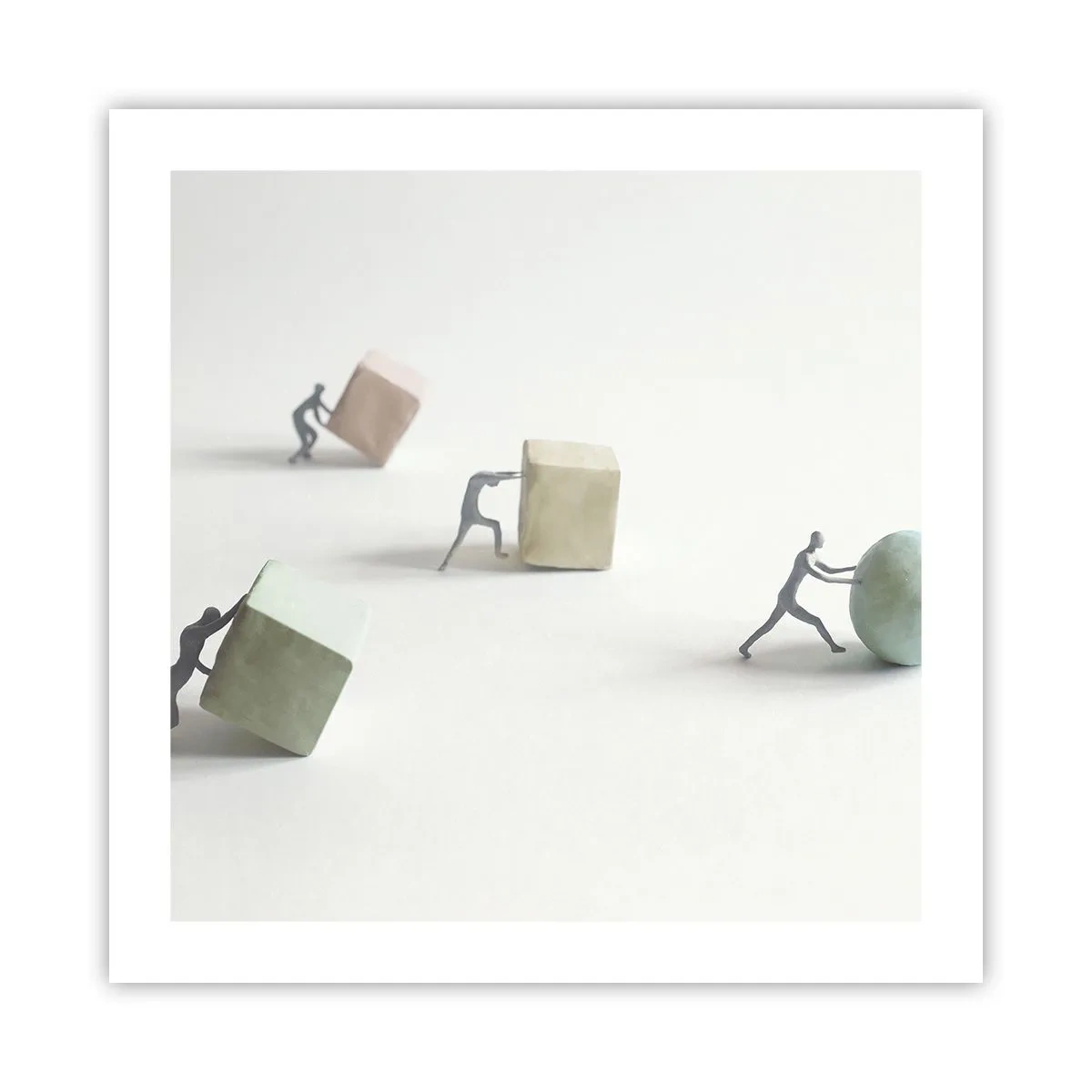 Poszter - Maga az élet - 50x50 cm