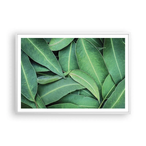 Poszter fekete keretben - Lédús és friss - 100x70 cm