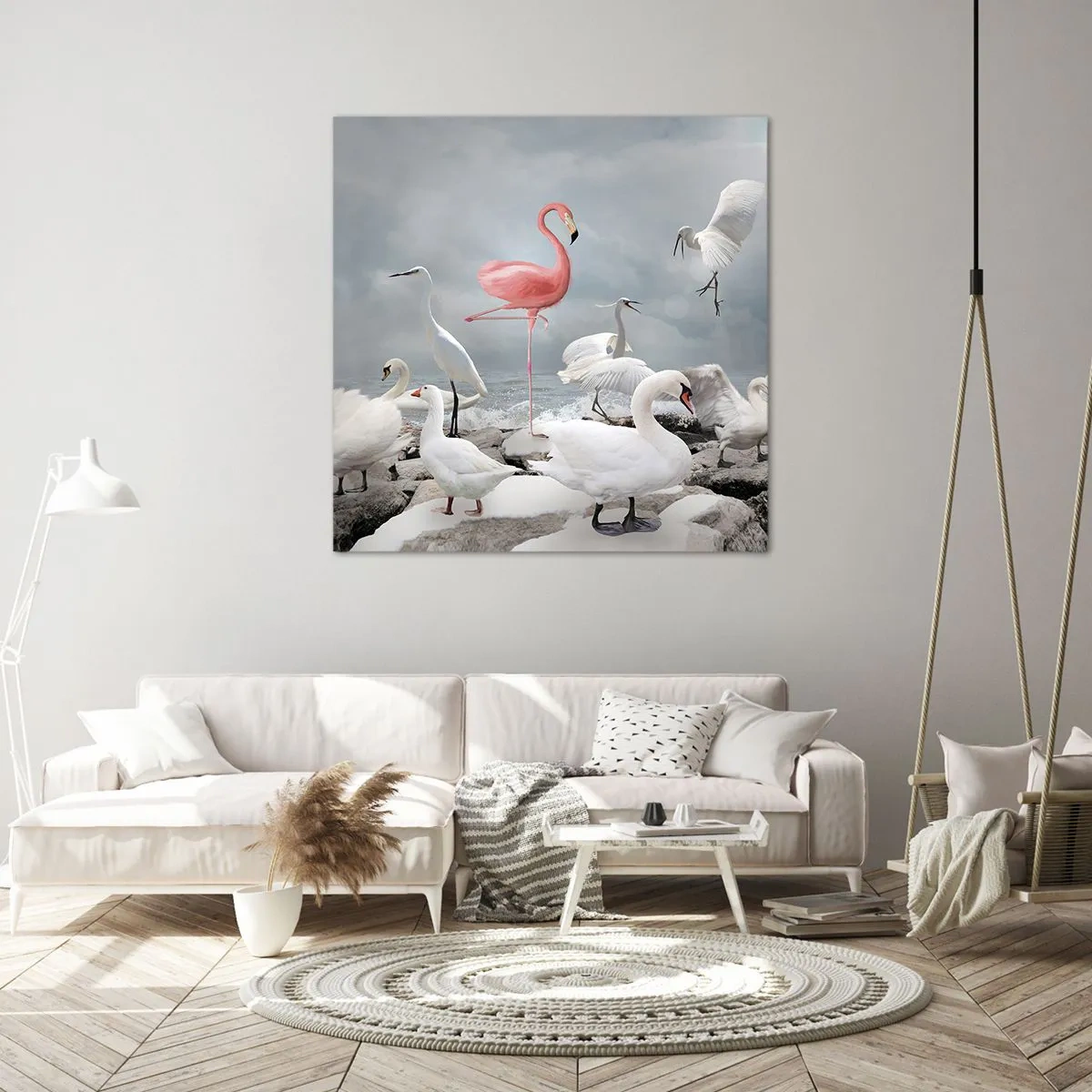 Vászonkép - Hogy kerültem ide? - 70x70 cm