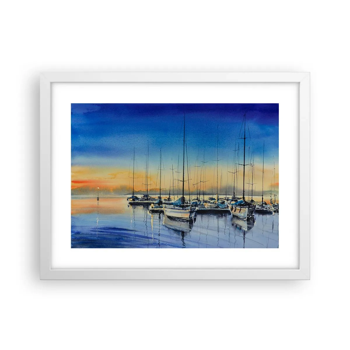 Poszter fekete keretben - Egy szép nap vége - 40x30 cm