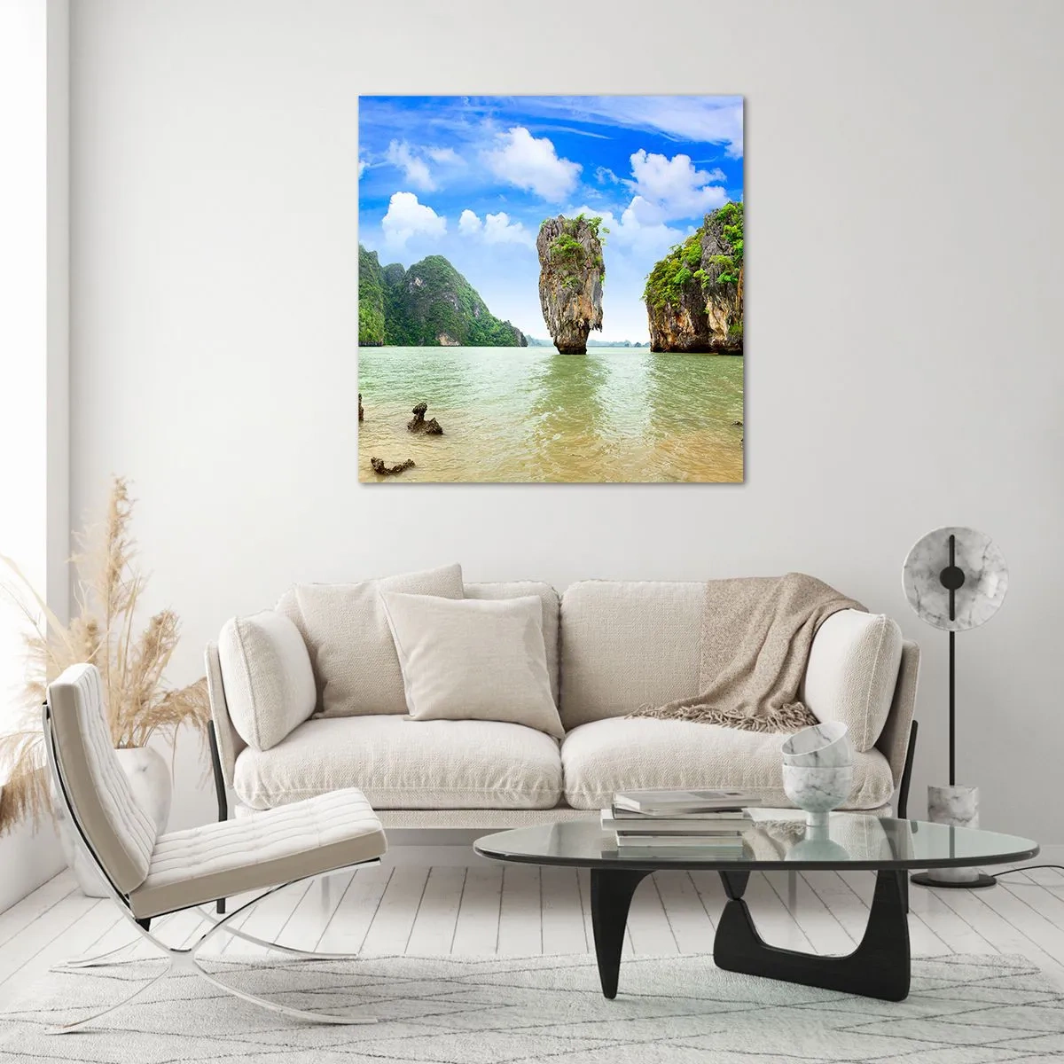 Üveg kép - A természet sziklás csodái - 30x30 cm