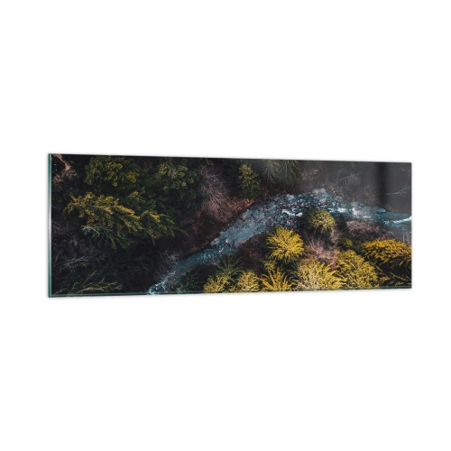 Üveg kép - Gyorsan, egyre gyorsabban - 90x30 cm