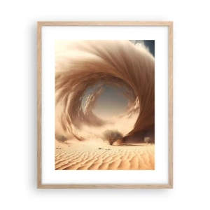 Poszter világos tölgy keretben - Megnyílt portált - 40x50 cm