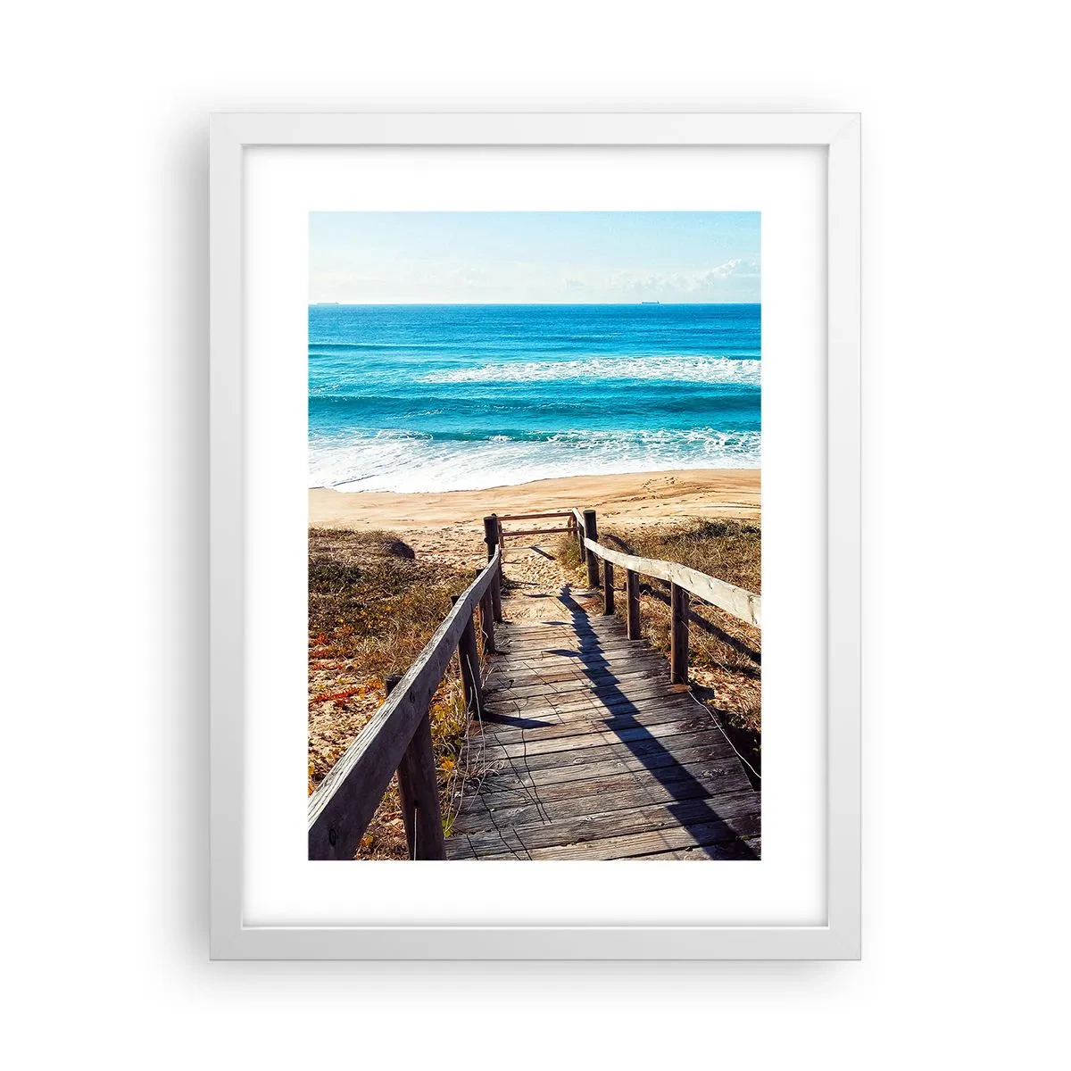 Poszter fekete keretben - Fuss! - 30x40 cm