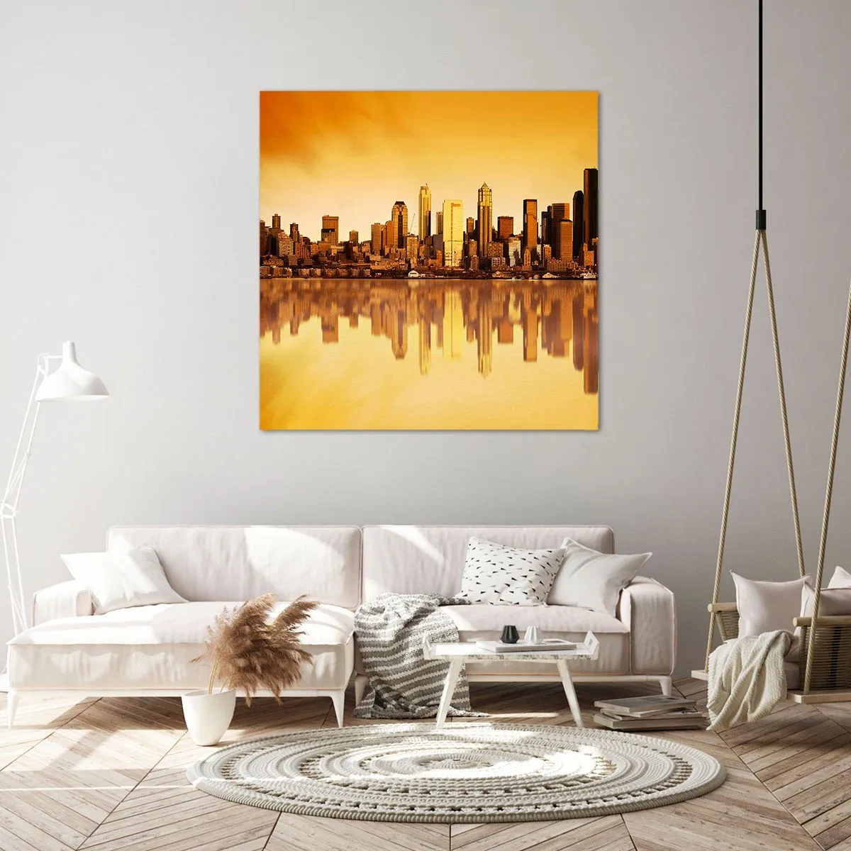 Vászonkép - A metropolisz csendje - 50x50 cm