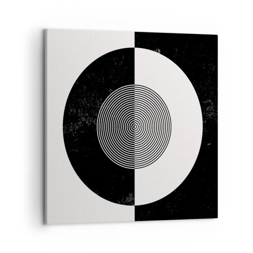 Vászonkép - Harmónia fekete-fehérben - 50x50 cm