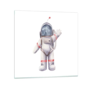 Üveg kép - Akkor szia! - 30x30 cm