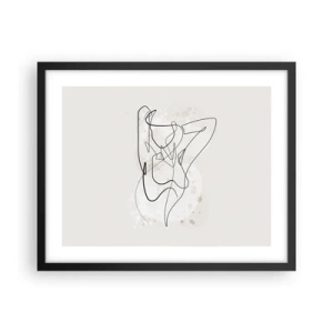 Poszter fehér keretben - A csábítás művészete - 50x40 cm