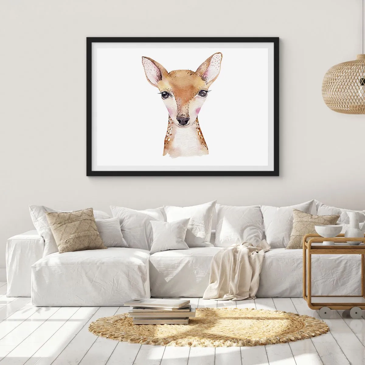 Poszter fehér keretben - Az ártatlanság természete - 50x40 cm