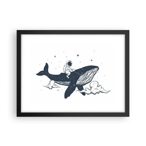 Poszter fehér keretben - Egy kozmikus kaland - 40x30 cm