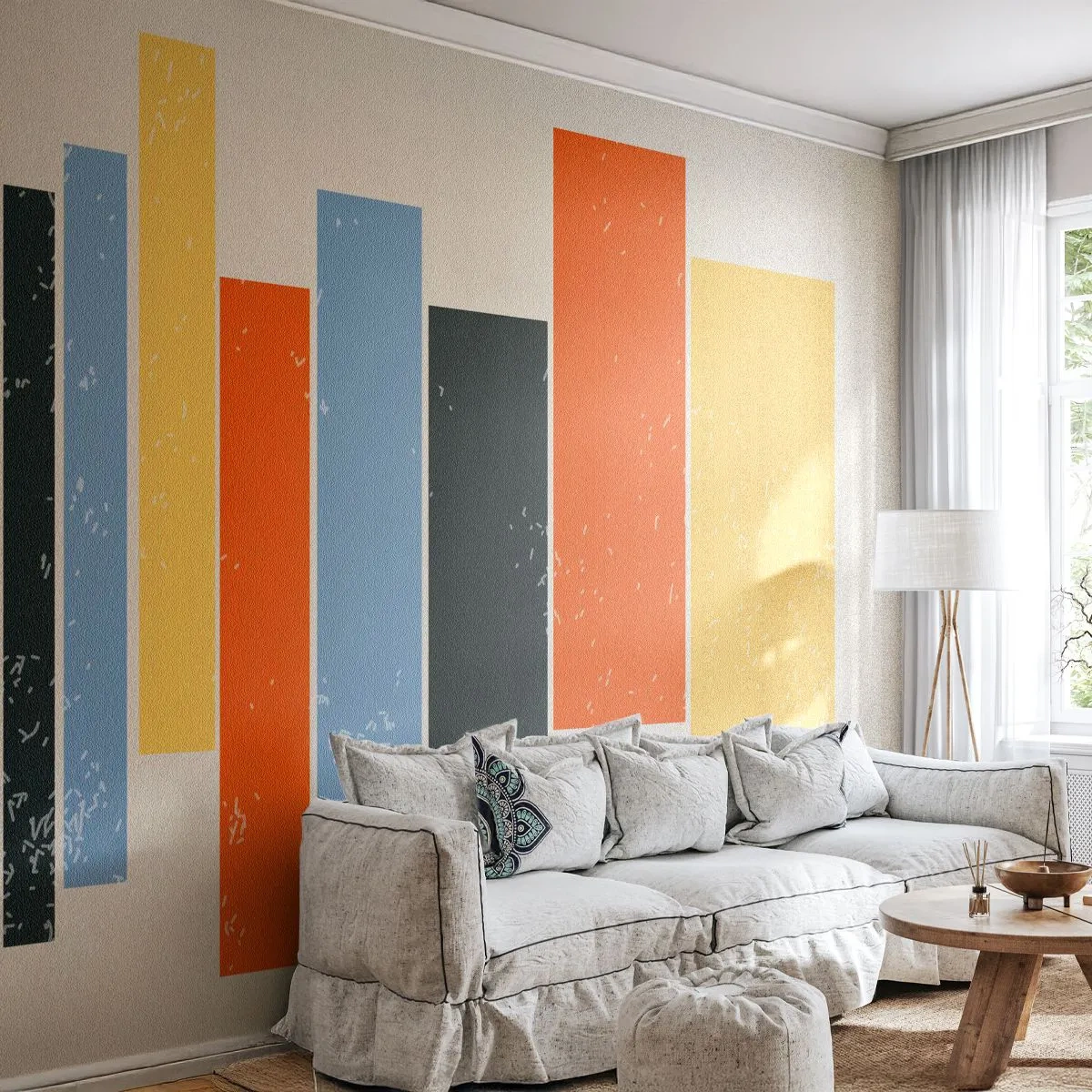 Fotótapéta Premium Canvas - Zenei felvétel - Minimalizmus, Téglalapok, Alakzatok - 400x280 cm