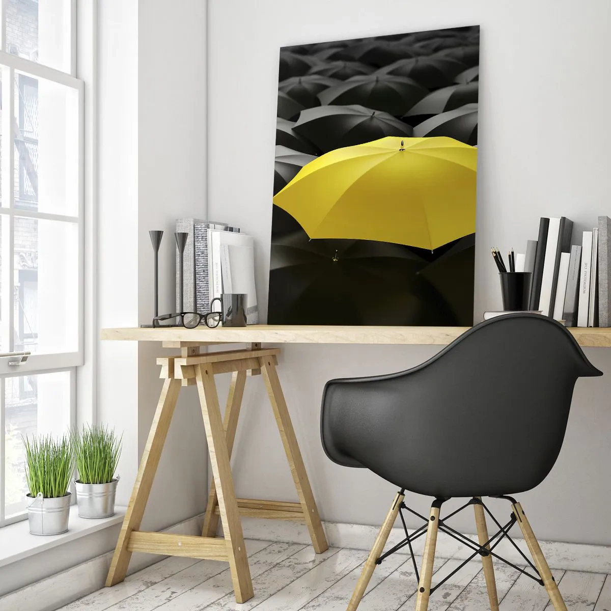 Üveg kép - Viszlát bánat - 50x70 cm