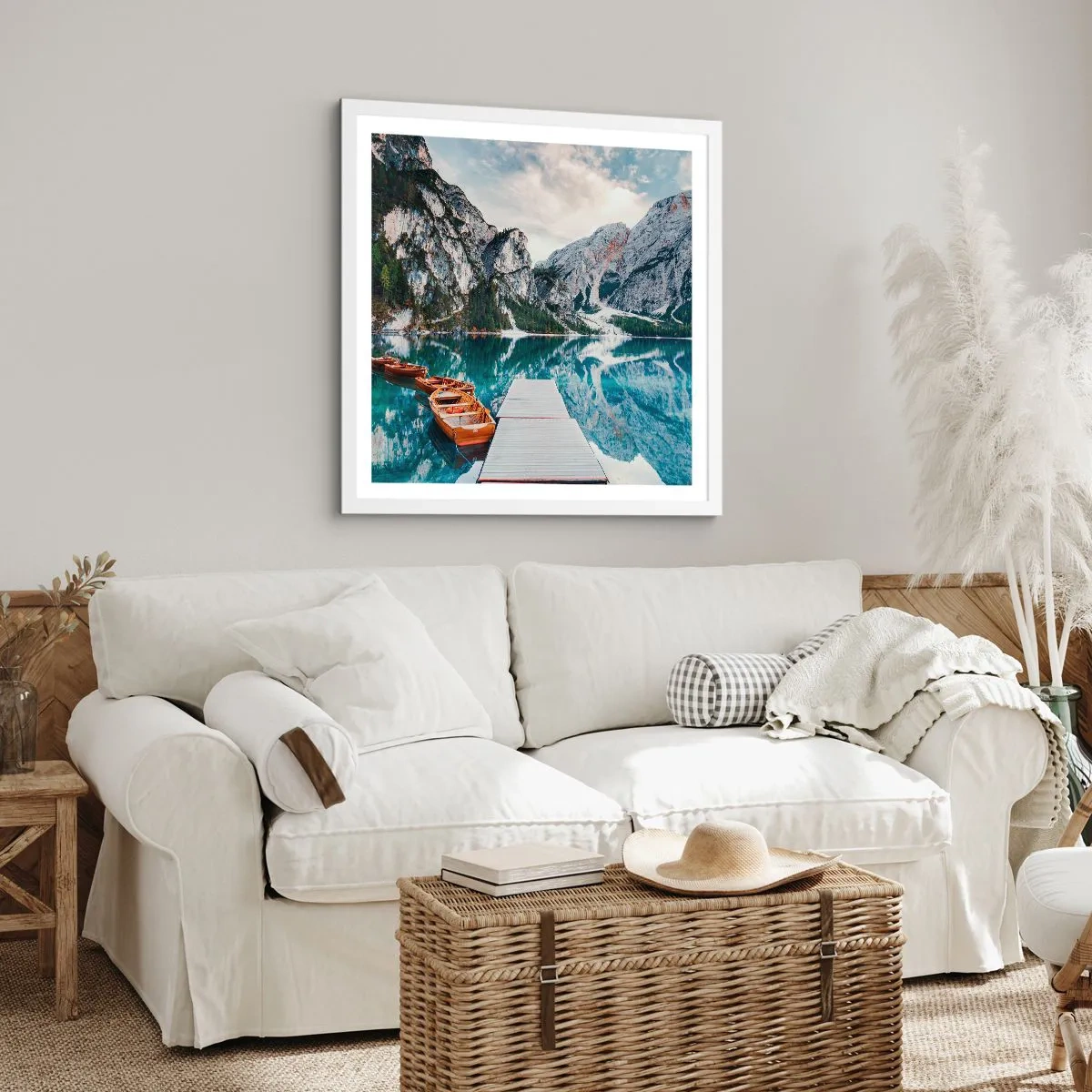 Poszter fekete keretben - Megmutatjuk a szépséget - 50x50 cm