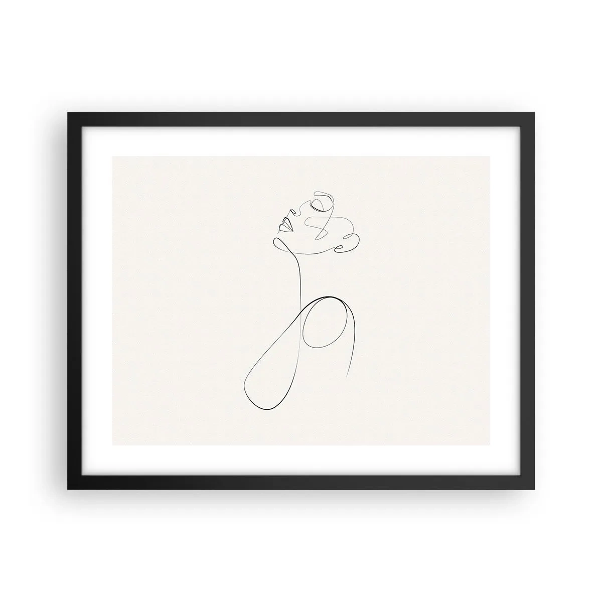 Poszter fehér keretben - Álmokban hurkolt - 50x40 cm