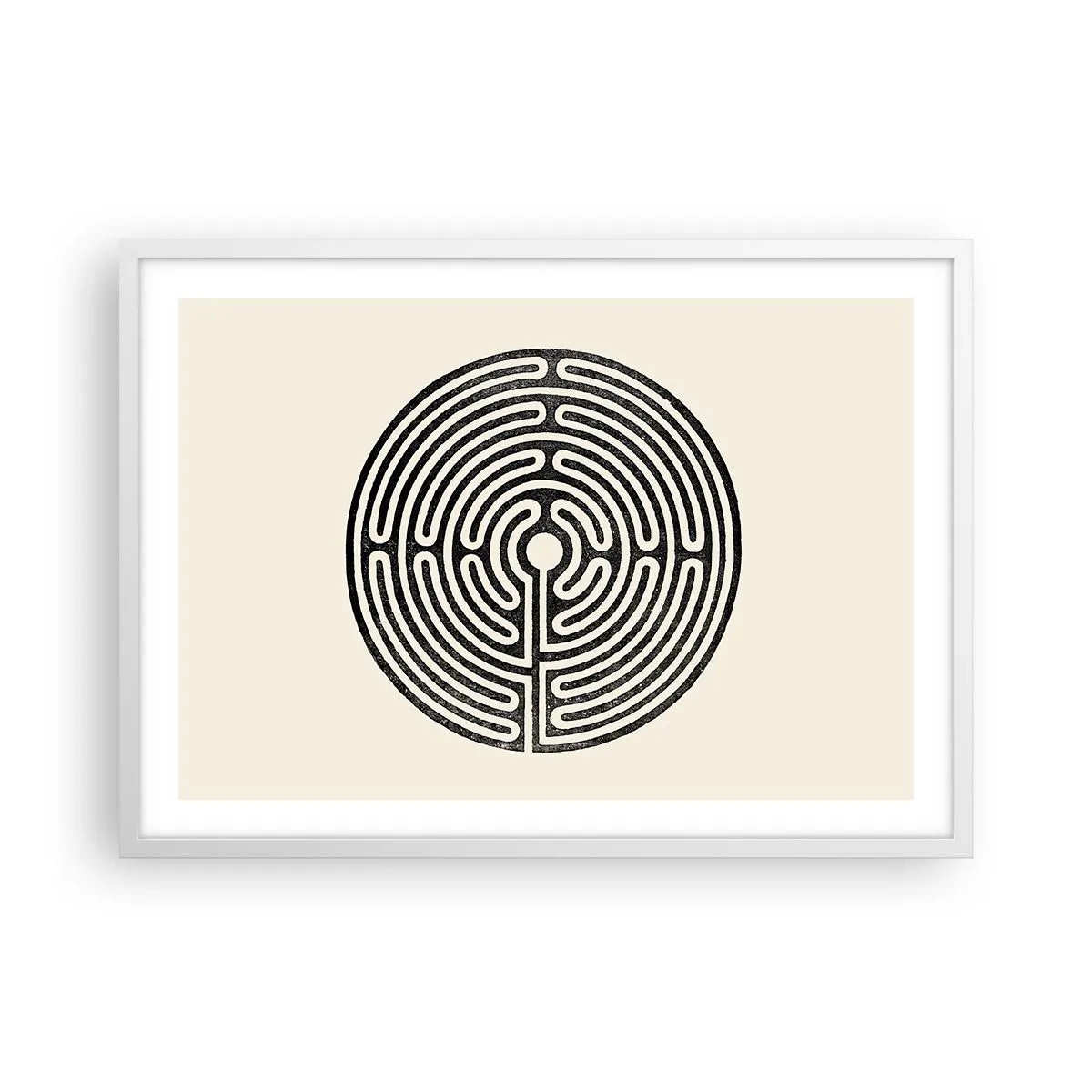 Poszter fekete keretben - Titokzatos rend - 70x50 cm