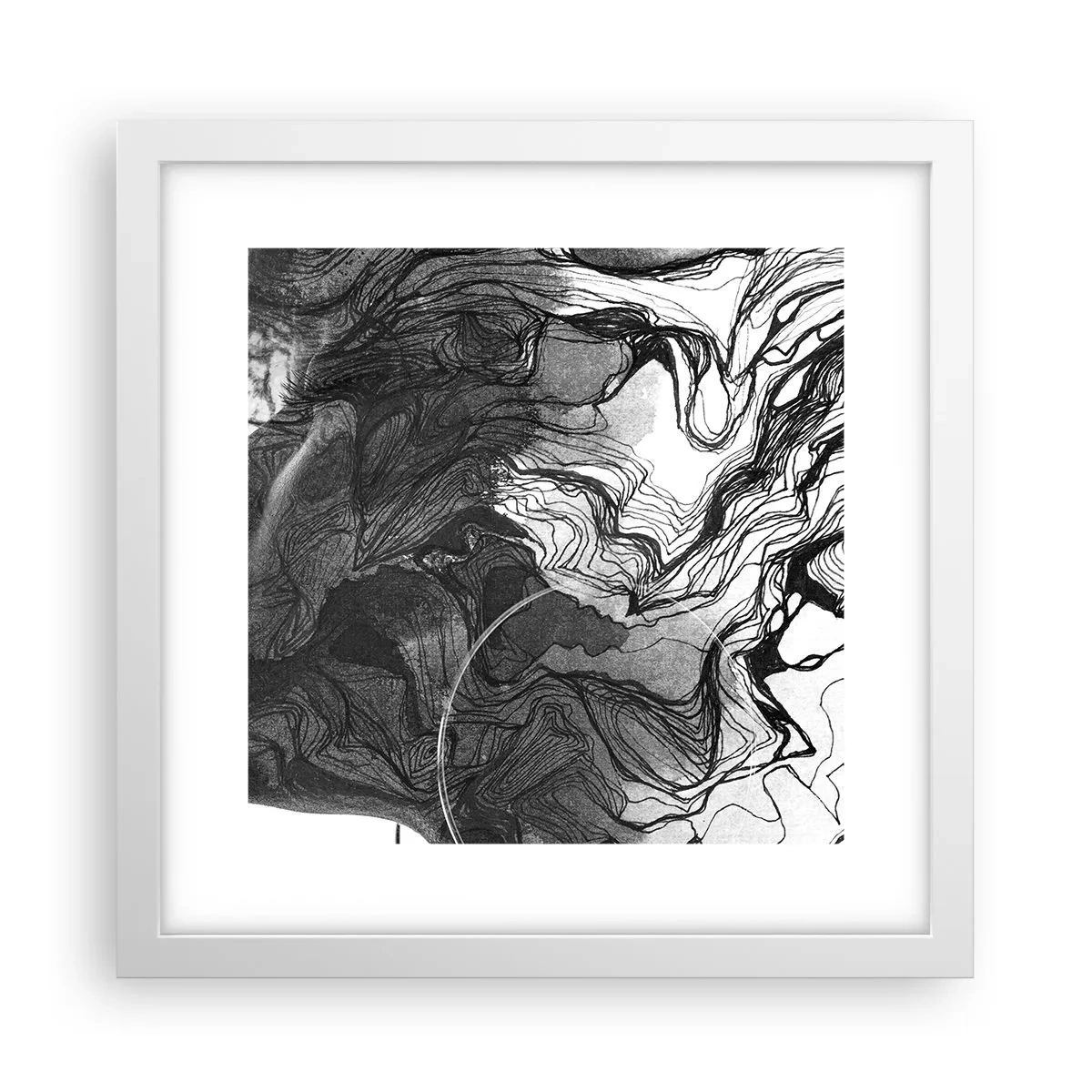 Poszter fekete keretben - Álmokba gabalyodva - 30x30 cm