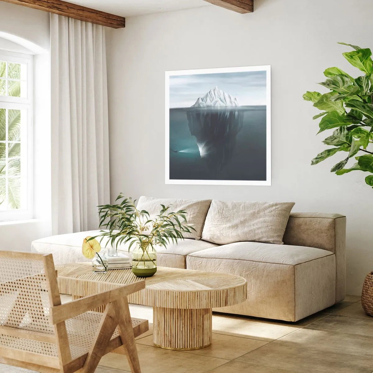 Poszter - Víz alatti rejtély - 40x40 cm