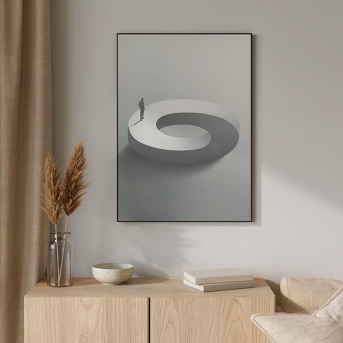 Vászonkép - És bölcsnek lenni - 50x70 cm