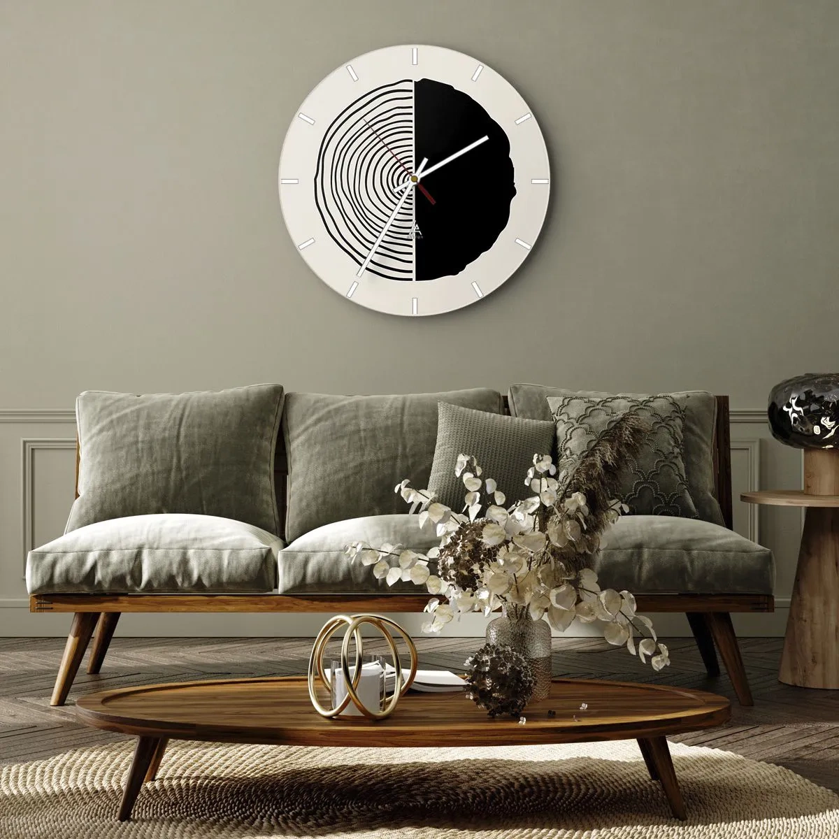 Falióra, Óra - Fele fele - 40x40 cm